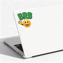 BRB Emoji Vinyl Sticker Cool Friendly Decal for Laptop Cars Water Bottle