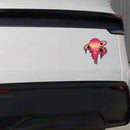 Pink Planet Sticker No bubbles Sunproof Customizable for Luggage Car windows