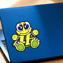 Cute Vinyl Sticker Waterproof Sunproof Self-adhesive for Schoolbag Glass Wall