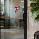 Dancing Ninja Sticker Personalized No bubbles for Thermos Suitcase Glass
