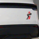 Dancing Ninja Sticker Personalized No bubbles for Thermos Suitcase Glass