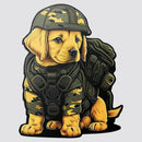 Sad police dog Sticker Self-adhesive Personalized for Luggage Refrigerator