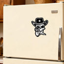 Skull Sticker Vinyl Waterproof Self-adhesive for Refrigerator Window Luggage