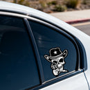 Skull Sticker Vinyl Waterproof Self-adhesive for Refrigerator Window Luggage