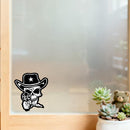 Skull Sticker Vinyl Waterproof Self-adhesive for Refrigerator Window Luggage