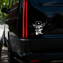 Skull Sticker Vinyl Waterproof Self-adhesive for Refrigerator Window Luggage