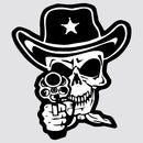Skull Sticker Vinyl Waterproof Self-adhesive for Refrigerator Window Luggage