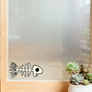 Fishbone Sticker Self-adhesive Customizable for Laptop Luggage Refrigerator