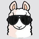 Alpaca wearing sunglasses Sticker Customizable Sunproof for Thermos Laptop