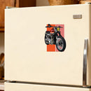 Vinyl Vintage Stickers Sunproof Self-adhesive for Luggage Window Refrigerator