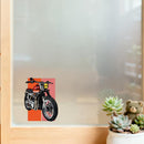Vinyl Vintage Stickers Sunproof Self-adhesive for Luggage Window Refrigerator