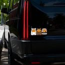 Three little bears Sticker Waterproof Sunproof for Luggage Car windows Schoolbag
