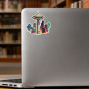 Seattle Space Needle Vinyl Sticker Cool City Decal for Laptop Water Bottle Car