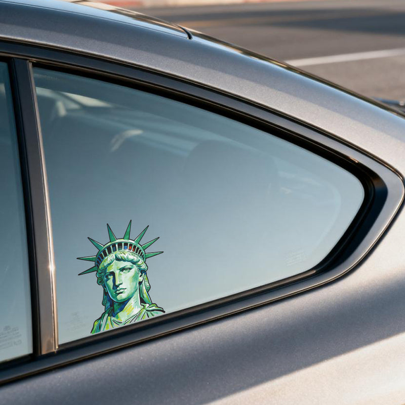 Statue of Liberty Vinyl Sticker Cool Decal for Laptop Water Bottle Car