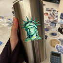 Statue of Liberty Vinyl Sticker Cool Decal for Laptop Water Bottle Car