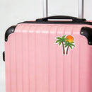Palm Tree Sunset Vinyl Sticker Cool Beach Decal for Laptop Water Bottle