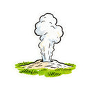 Geyser Vinyl Sticker Cool Nature Decal for Laptop Water Bottle Skateboard Car