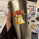 Liberty Bell Clock Vinyl Sticker Cool Decal for Laptop Water Bottle Car