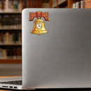 Liberty Bell Clock Vinyl Sticker Cool Decal for Laptop Water Bottle Car