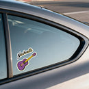 Nashville Guitar Vinyl Sticker Cool Music Decal for Laptop Water Bottle Car