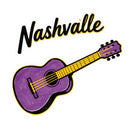 Nashville Guitar Vinyl Sticker Cool Music Decal for Laptop Water Bottle Car
