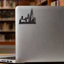 Customizable Chicago Skyline Vinyl Sticker Cool City Decal for Laptop Car