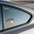 Customizable Home Run Baseball Vinyl Sticker Cool Sports Decal for Laptop Car