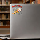 Customizable Home Run Baseball Vinyl Sticker Cool Sports Decal for Laptop Car