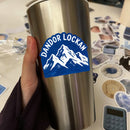 Customizable Dandor Lockan Mountain Vinyl Sticker Cool Badge for Laptop Car