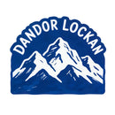 Customizable Dandor Lockan Mountain Vinyl Sticker Cool Badge for Laptop Car