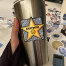 Customizable Hollywood Star Vinyl Sticker Cool Decal for Laptop Water Bottle Car