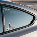 Customizable Chicago Skyline Silhouette Vinyl Sticker Cool Decal for Laptop Car