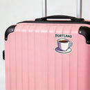 Portland Coffee Cup Vinyl Sticker Waterproof Laptop Decal Customizable