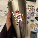 Raaliers Baseball Player Vinyl Sticker
