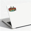 Hong Kong Skyline Sticker Waterproof Laptop Decal Travel Decor Car Customizable