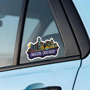 Hong Kong Night Skyline Vinyl Sticker  Waterproof Laptop Decal Car Customizable