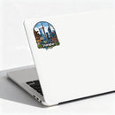 Shanghai Skyline Vinyl Sticker Oriental Pearl Tower  Waterproof Customizable