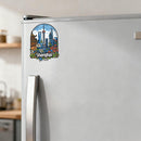 Shanghai Skyline Vinyl Sticker Oriental Pearl Tower  Waterproof Customizable