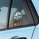 Shanghai Window View Vinyl Sticker Oriental Pearl Tower Waterproof Customizable