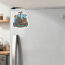 Cute Cartoon Shanghai Skyline Vinyl Sticker Oriental Pearl Tower Customizable