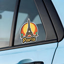 Paris Sunset Waterproof Vinyl Sticker Scratch Resistant for Car Laptop Luggage