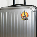 Paris Sunset Waterproof Vinyl Sticker Scratch Resistant for Car Laptop Luggage