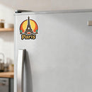 Paris Sunset Waterproof Vinyl Sticker Scratch Resistant for Car Laptop Luggage