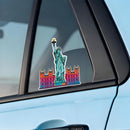 New York Statue of Liberty Waterproof Vinyl Sticker for Car Laptop Luggage
