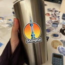 Shanghai China Waterproof Vinyl Sticker Scratch Resistant for Car Laptop Luggage