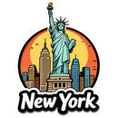 New York City Waterproof Vinyl Sticker Scratch Resistant for Car Laptop Luggage