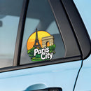 Paris Eiffel Arc de Triomphe Waterproof Vinyl Sticker for Car Laptop Luggage