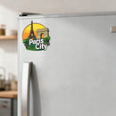 Paris Eiffel Arc de Triomphe Waterproof Vinyl Sticker for Car Laptop Luggage