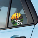 Tokyo Japan Towers Waterproof Sticker Scratch Resistant for Car Laptop Luggage