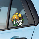 London UK Eye Big Ben Waterproof Vinyl Sticker for Car Laptop Luggage